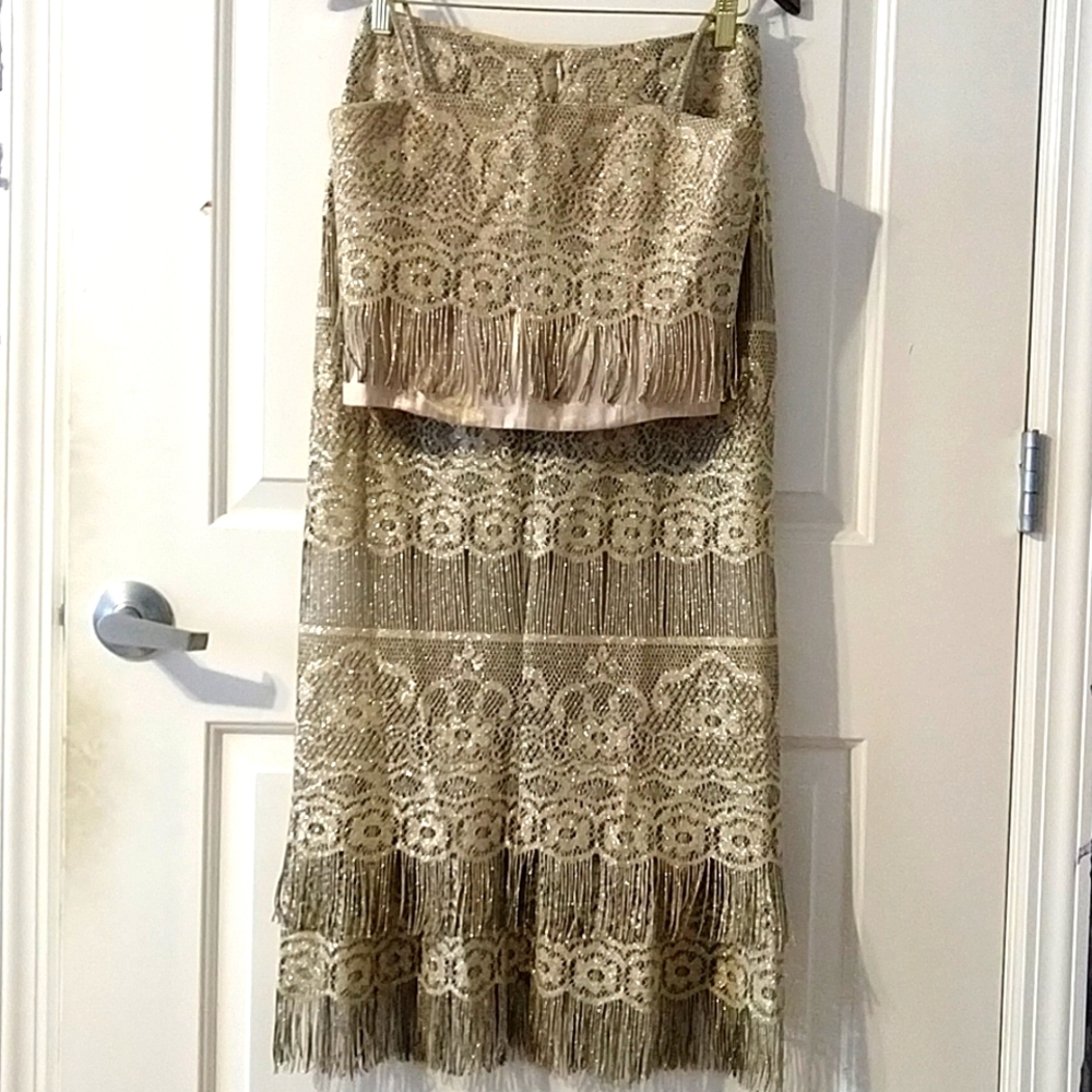 Gorgeous Lavantino two piece dress, size 4